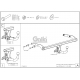 Фаркоп Galia шар А оцинкованный, условно-съемное крепление для Toyota C-HR 2018-2021
