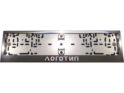 Рамка номерного знака Suzuki (комплект) ТСС для Suzuki SX4 New 2013-2015