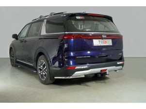 Защита задняя уголки 42 мм для Kia Carnival № KIACAR21-35